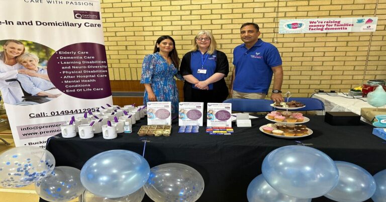 Premier Care Support Making A Difference: Raising Funds for Dementia UK